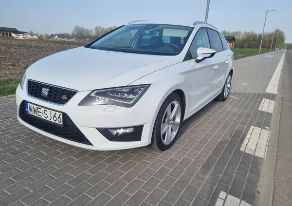 Seat Leon cena 55000 przebieg: 131900, rok produkcji 2015 z Warszawa małe 277